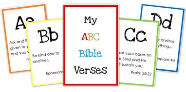 ABC Bible Verses Flashcards