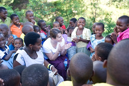Compassion Tanzania kids singing
