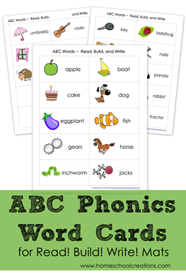 ABC Phonics Word Cards