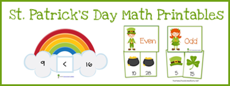St. Patrick's Day Math Printables