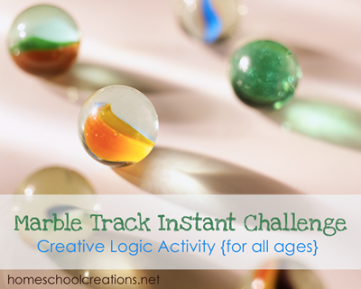 Marble Track Instant Challenge logic activity