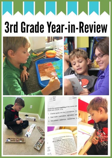 3rd grade homeschool year in review