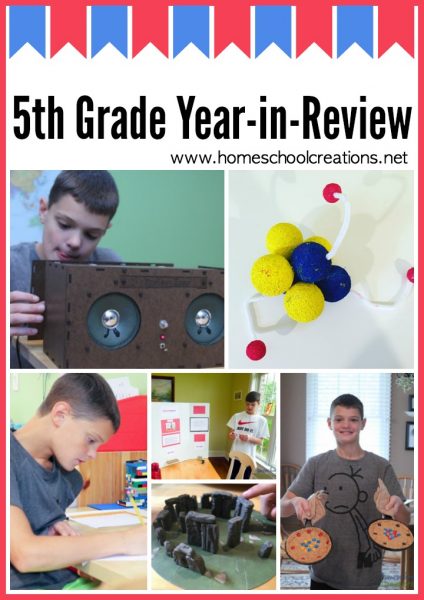 5th grade homeschool year in review