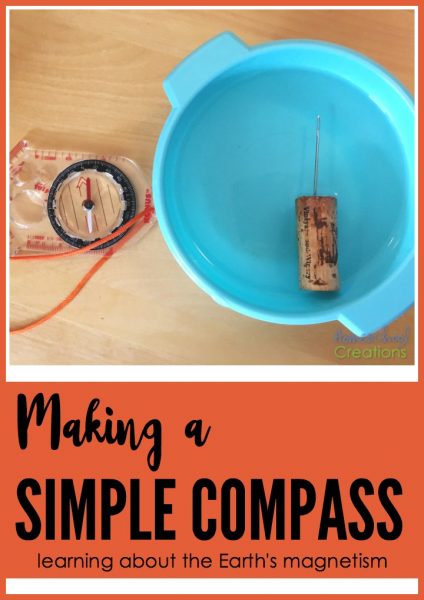making a simple compass and learning about the Earth's magnetism - HomeschoolCreations.net