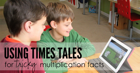 times tales for learning multiplication facts