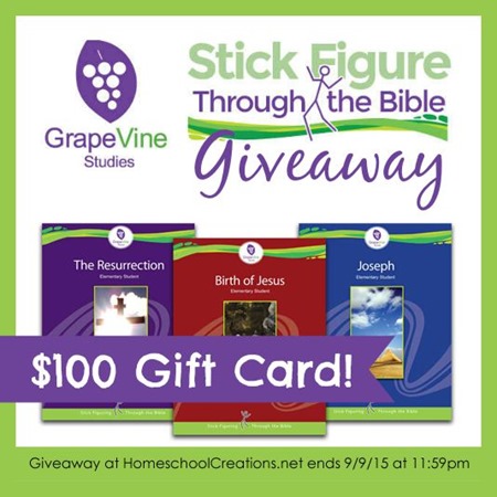 $100 Grapevine Studies giveaway from Homeschool Creations