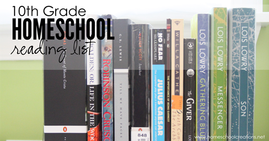 10th grade homeschool reading list 2015 - Homeschool Creations