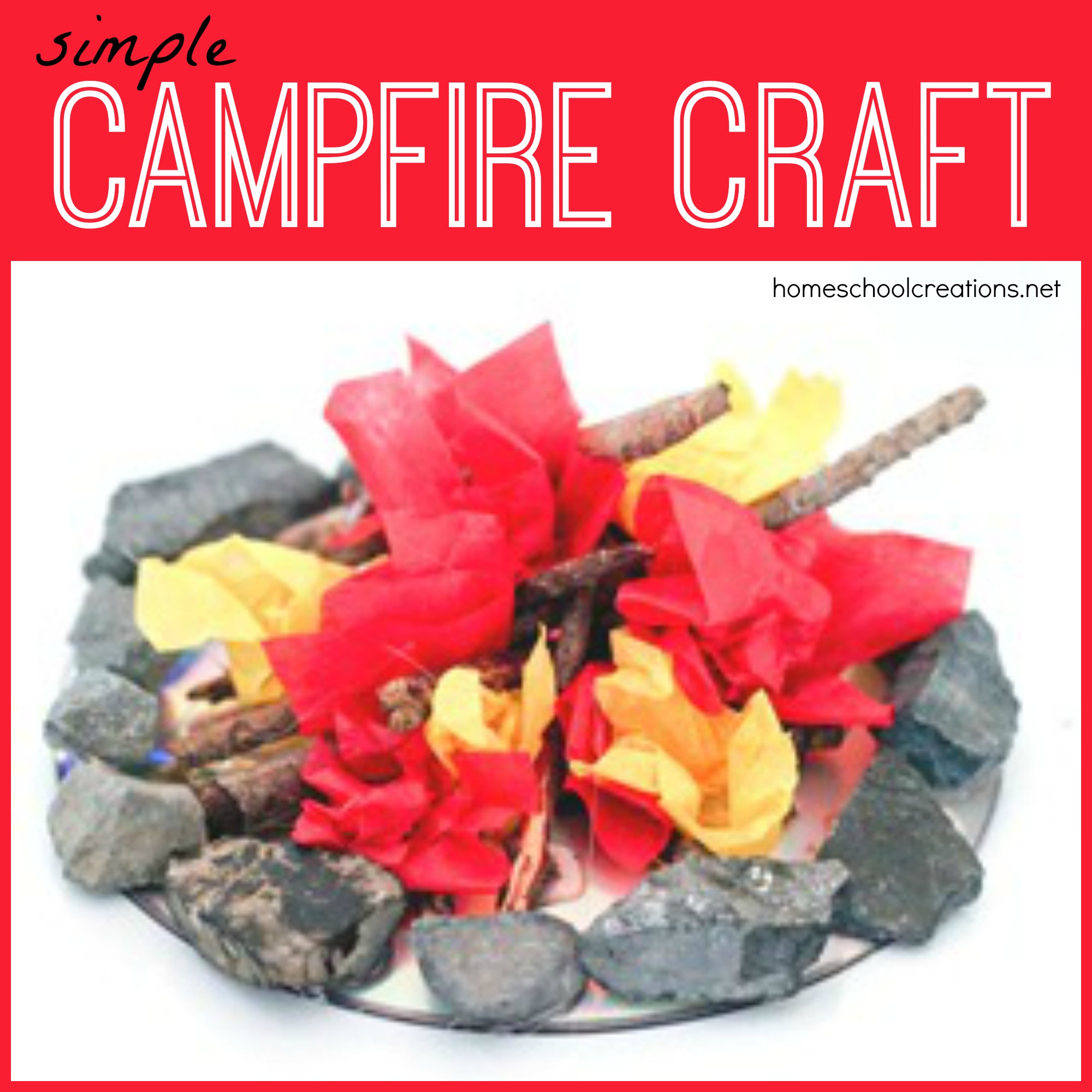 Campfire craft for kids