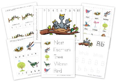 Bird Theme printable pack