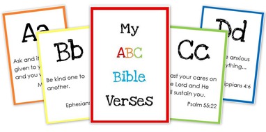 ABC Bible Verses Flashcards ABC Bible Verses Flashcards