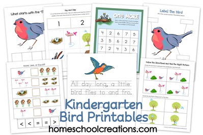 Bird Printables Collage Bird Printables Collage