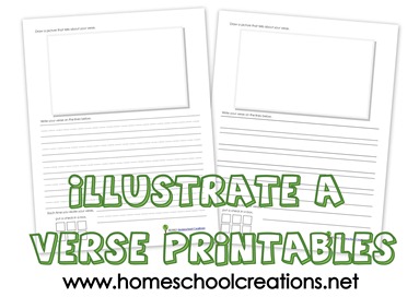 Illustrate a verse printable