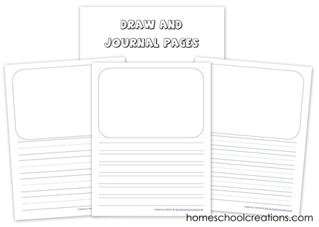 Draw and Journal Pages