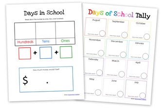 days in school tally