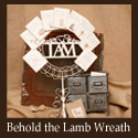 Behold the Lamb wreath