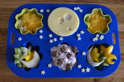 Goodnight Moon muffin tin meal