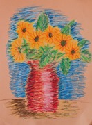 See the Light Sunflower Van Gogh project-McKenna age 10