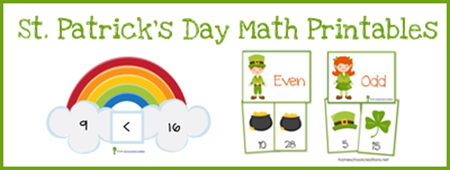 St. Patrick's Day Math Printalbes