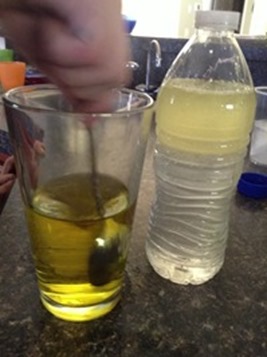 mixing liquids in kindergarten science