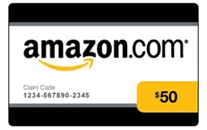 Amazon $50 gift card