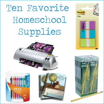 Favorite Homeschool Supplies