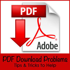 PDF Printing Problems