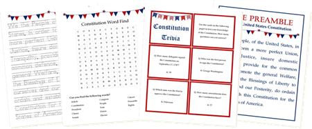 Constitution Day Printables Free Printables