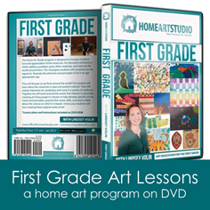 First Grade Art Home Art Studio