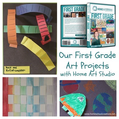 First Grade Art Projects with Home Art Studio