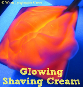 Homeschool Preschool - Glowing Shaving Cream