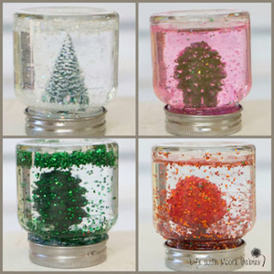 Homeschool Preschool: Season snow globes