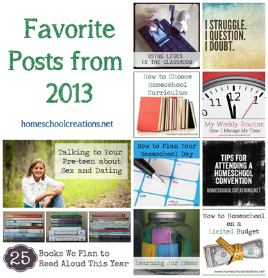 Posts Not to Miss from Homeschool Creations in 2013 copy