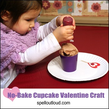 NoBake-Cupcake-Valentine-Craft