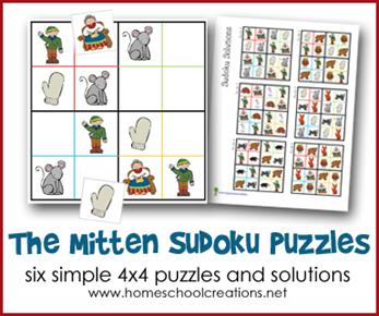 The Mitten Sodoku Puzzles