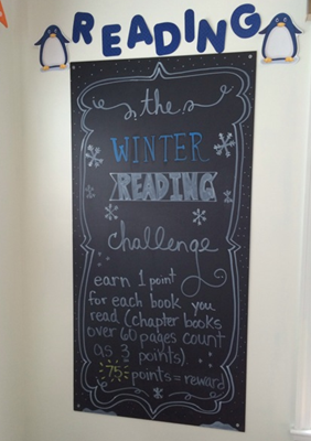 reading challenge blackboard