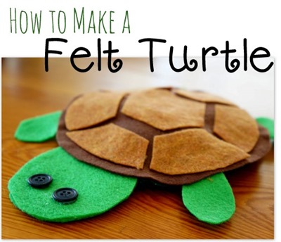 How to Make a Felt Turtle