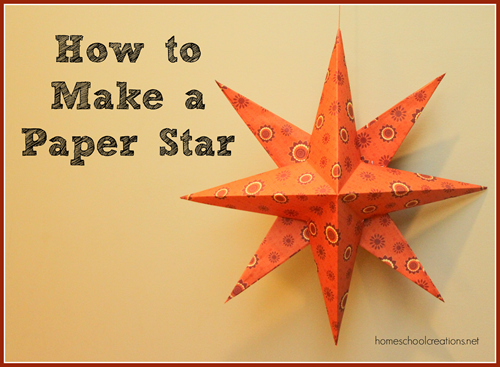 DIY Paper Star Craft