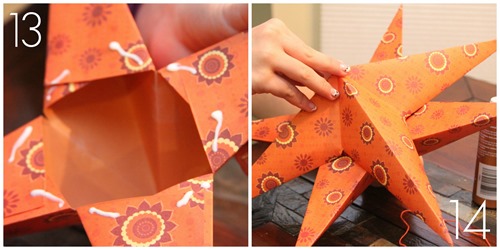 Paper Star Tutorial final step from homeschoolcreations.net