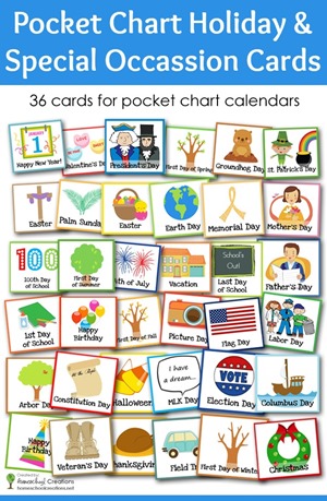 Free Pocket Chart Printables