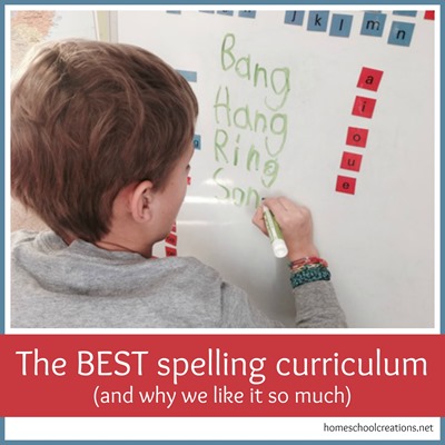 The best homeschool spelling curriculum - and why we like it so much from homeschoolcreations.net