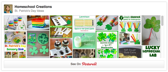 St Patrick's Day pinterest board