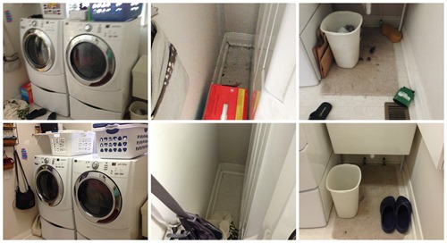 Laundry Room Before and After