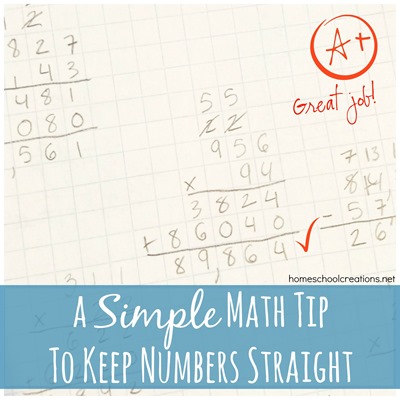 Simple Math Tip to Keep Numbers Straight