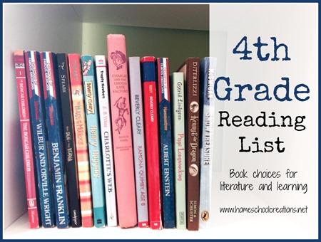 4th grade homeschool reading list