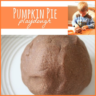 Pumpkin Pie Playdough recipe