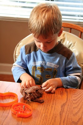 pumpkin pie playdough