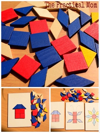 make your own pattern block boards