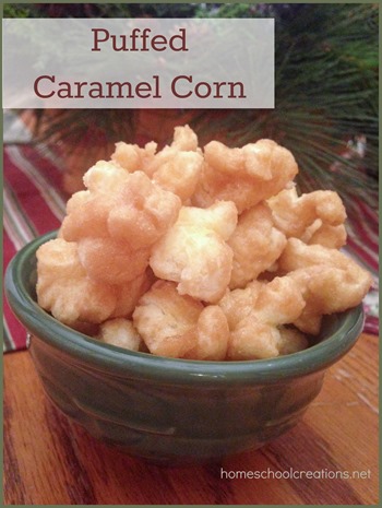 puffed caramel corn recipe