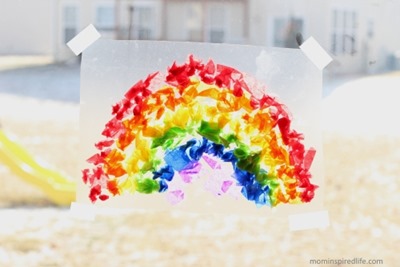 Tissue-Paper-Rainbow-Suncatcher-6