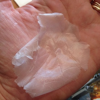 glue skin peeling
